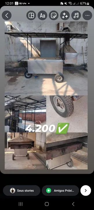 Carrinho de Espetinho  - Foto 5