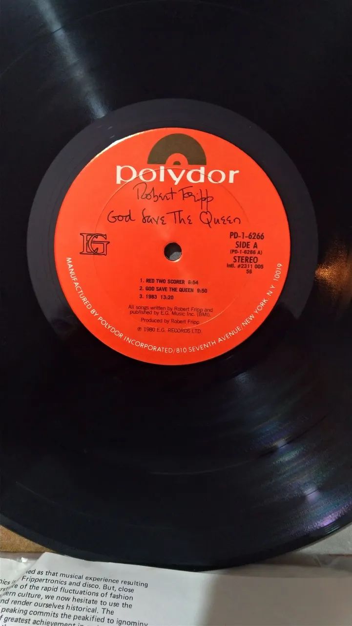 Lp Disco de Vinil - Robert Fripp - God Save The Queen - Foto 5