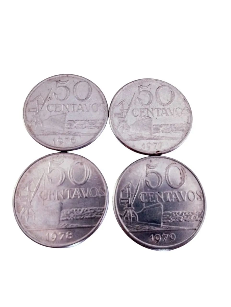 Moedas Antigas de 50 Centavos