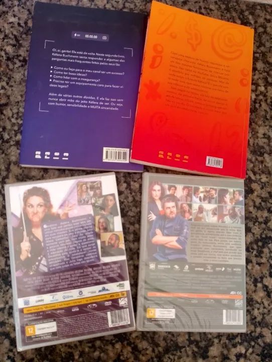 Combo Kéfera Buchmann Livros e DVDs - Foto 2
