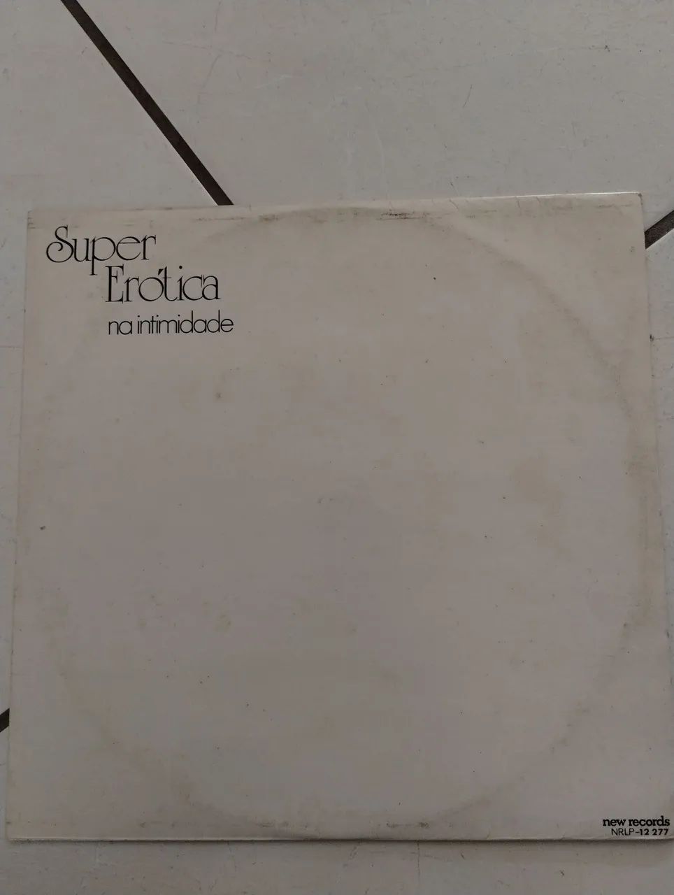 Disco de Vinil Super Erótica - Na Intimidade