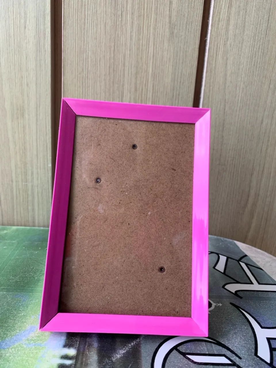 Quadro Moldura Rosa 11x16 Médio Ótimo Estado 