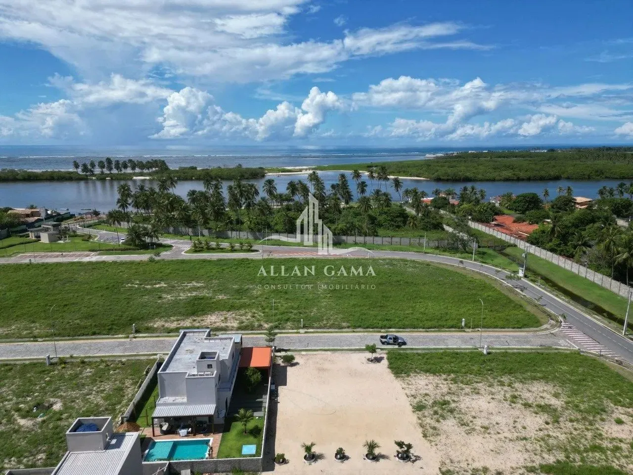 Lote no VISTA LAGOA com posição privilegiada, frente nascente