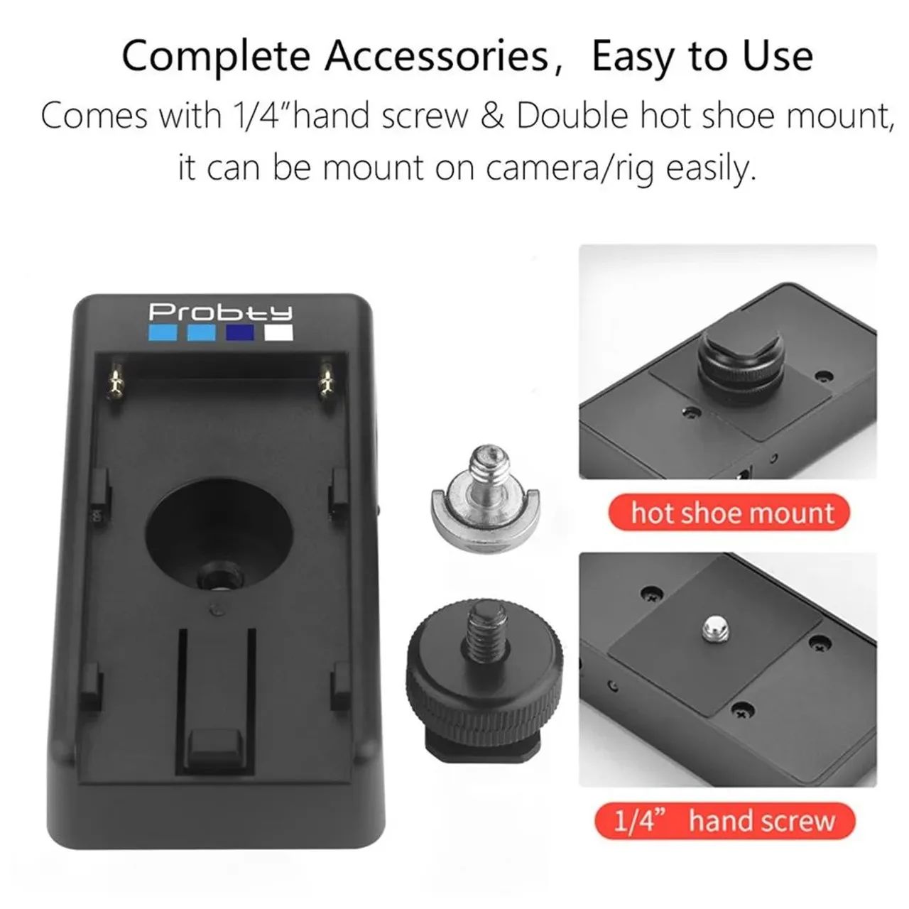 Bateria Dummy Np-Fz100 P2 Probty para Sony Fx30 A6700 A7Iii A7Cii A9S A7iv A7iv A7CiiiA9r - Foto 5
