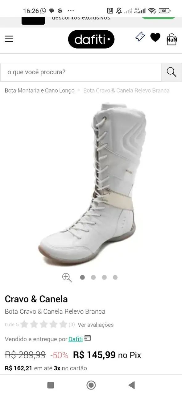 Bota Cravo Tenis Cravo E Canela Dafiti Dafiti Bota Cravo E Canela