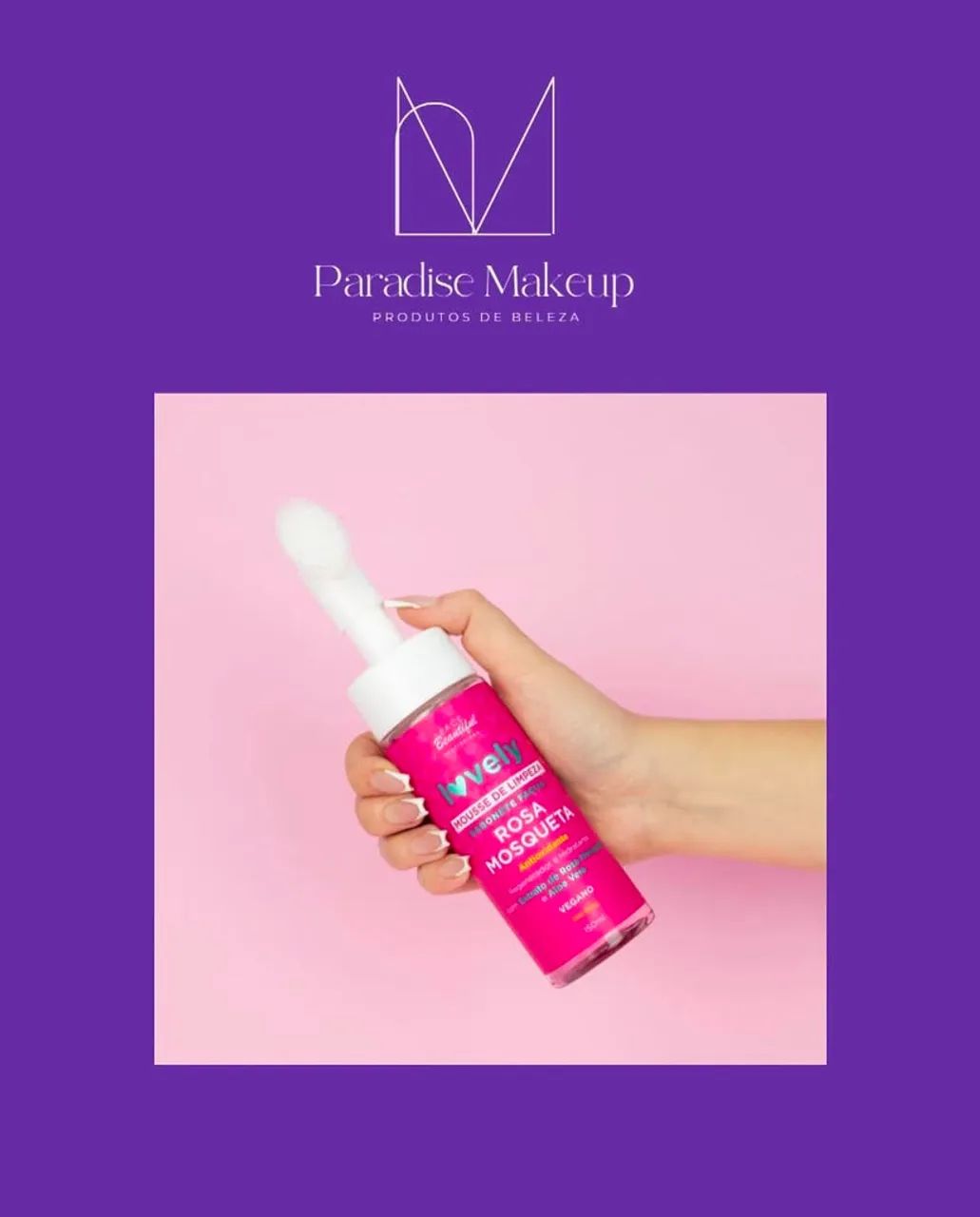 Sabonete Facial Rosa Mosqueta Lovely - 150ml