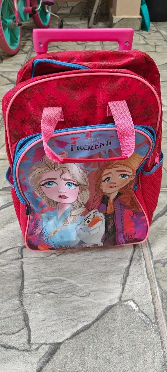 Mochila Frozen II com lancheira - Infantil