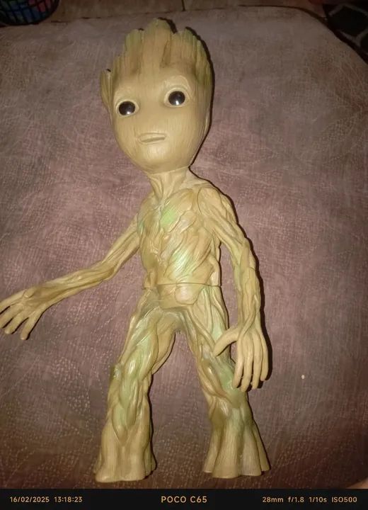 Boneco grande Groot - Guardiões da Galáxi Marvel original a
