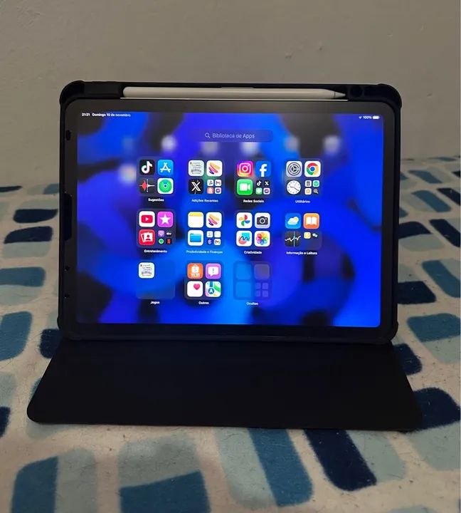 iPad Air (4ª geração) + Apple Pencil 2 (TROCAS) - Foto 3