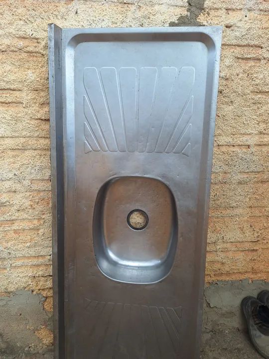 Pia de cozinha em aço inox - Foto 2