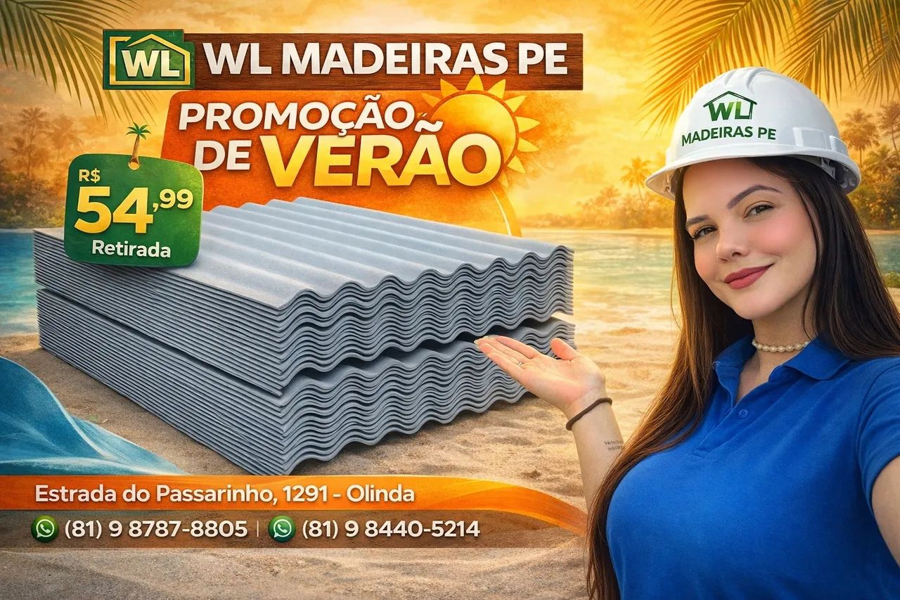 PROMOÇÃO IMPERDÍVEL DE TELHAS 