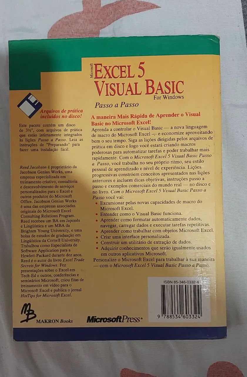 APRENDA EXCEL 5 Visual Basic Bem conservado  - Foto 2