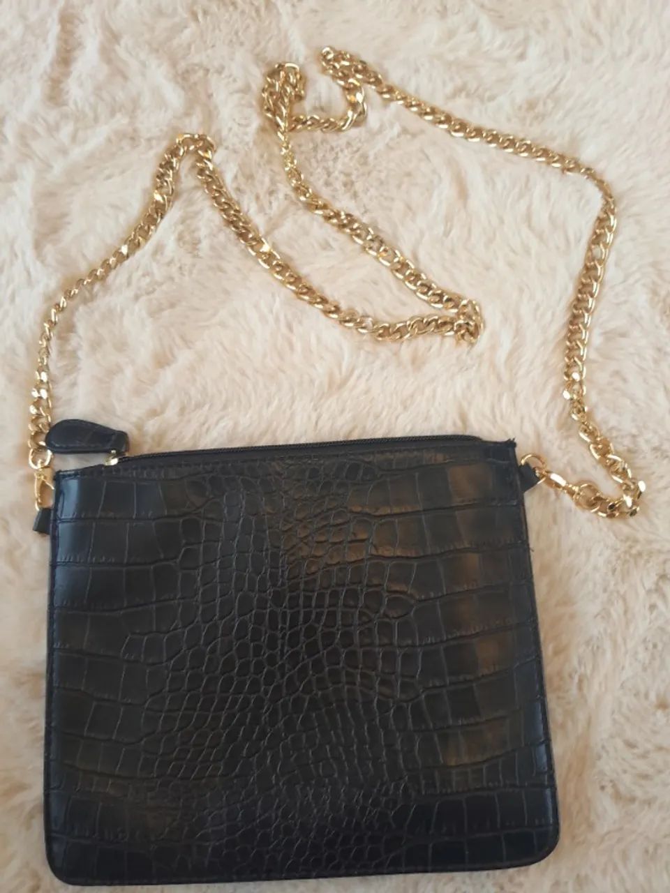 BOLSA CORRENTE DOURADA  - Foto 3