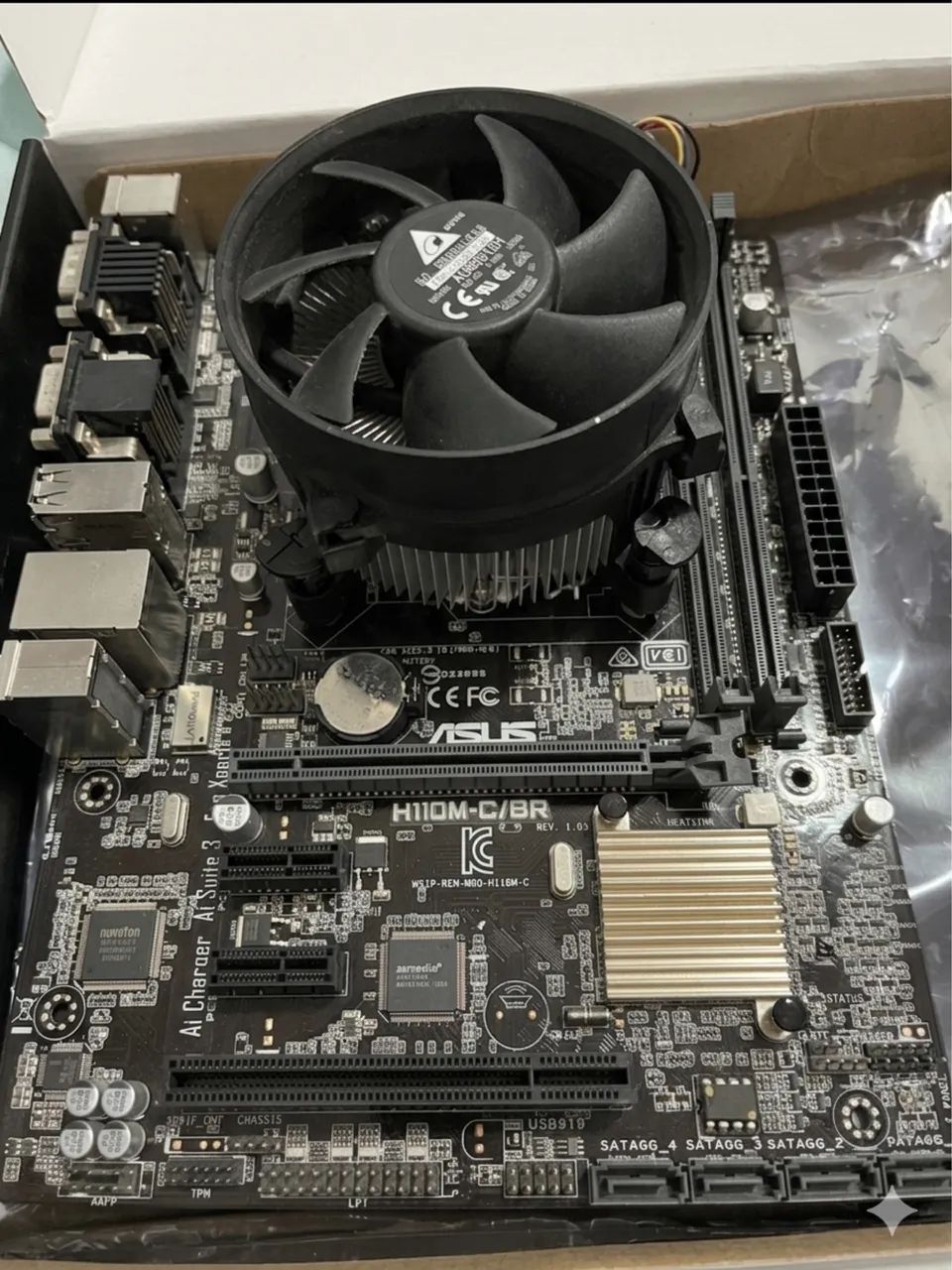 kit upgrade H110M-C/BR + intel i5 6400 + cooler - Foto 4