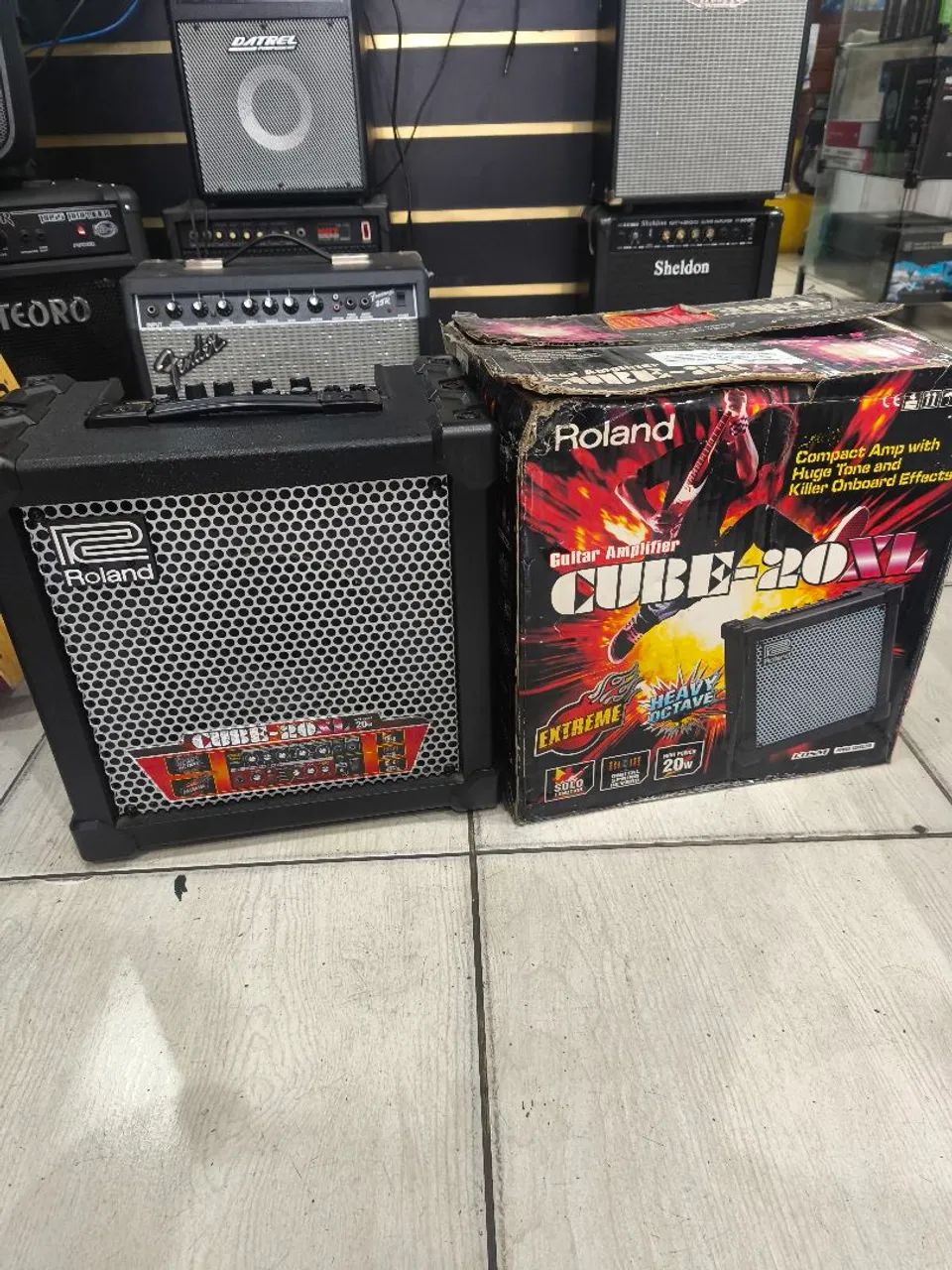 Roland Cube 20XL NOVO! ACEITO TROCAS - Equipamentos e Acessórios