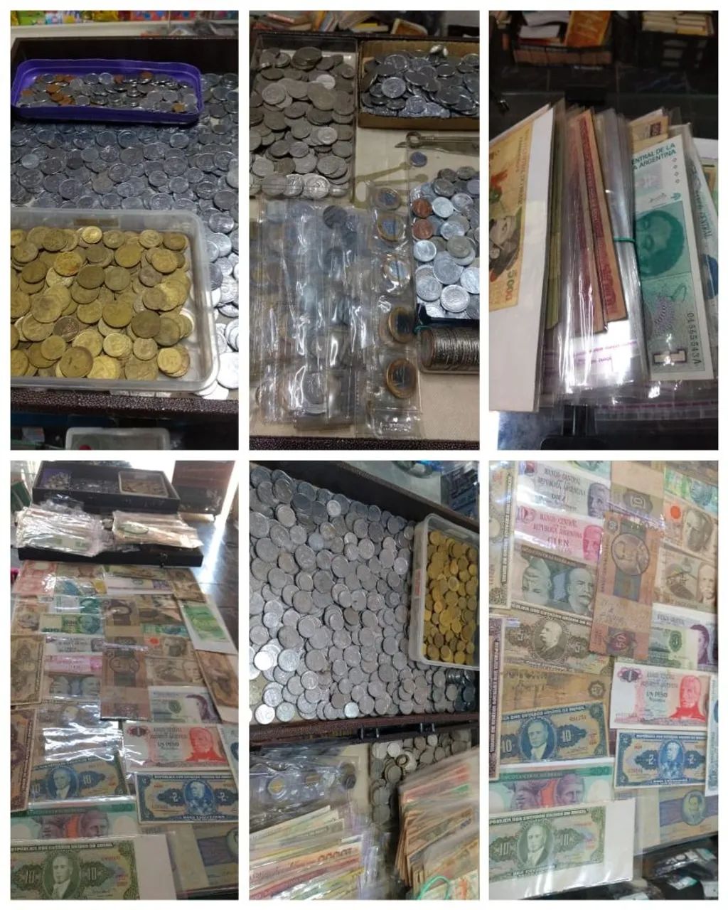 Moedas, cédulas, gibis hqs, álbuns da copa. Passo ponto banca  - Foto 4