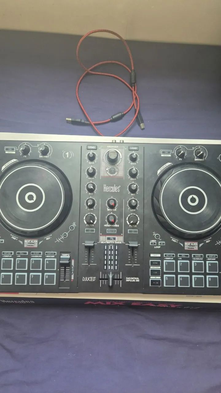 DDJ Controladora Hercules DJ Inpulse 300 
