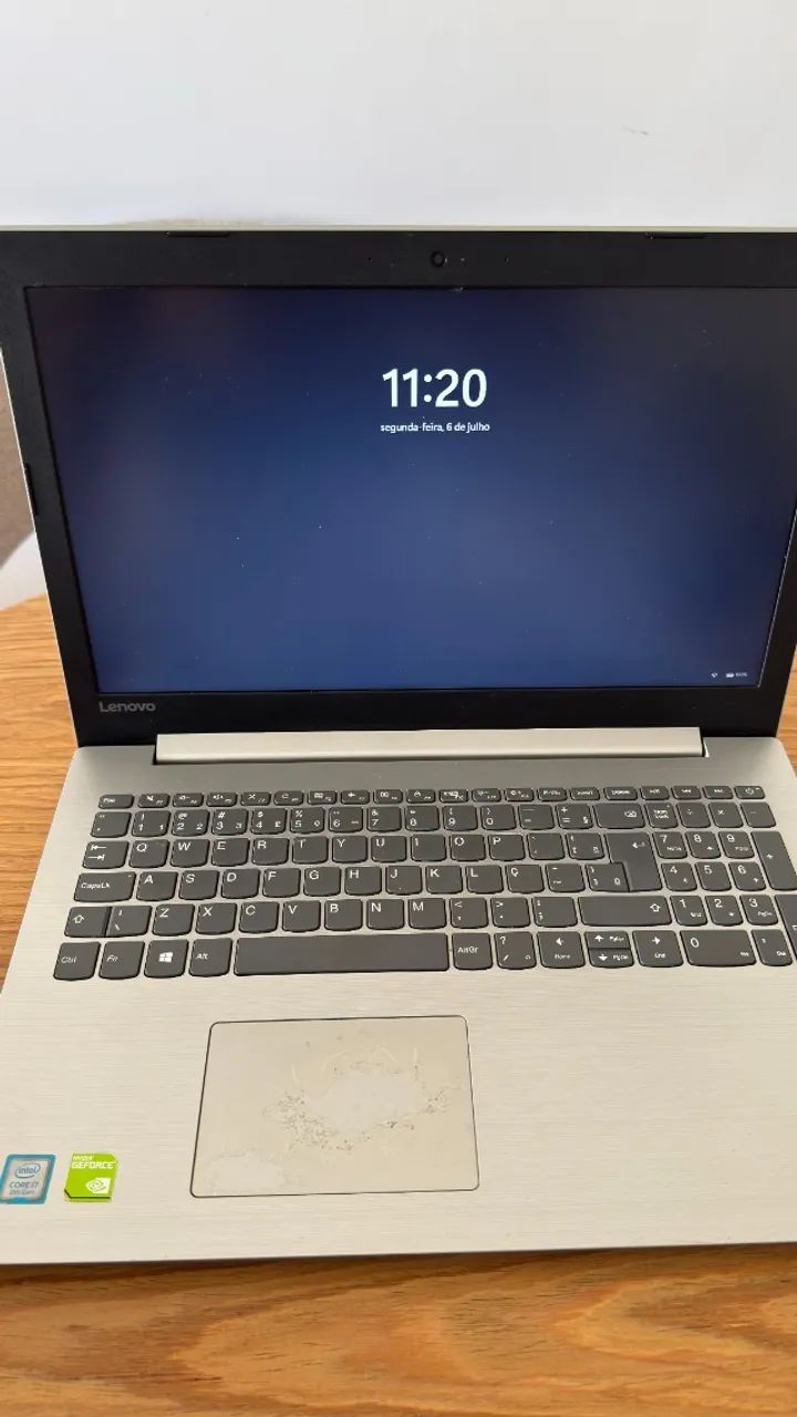 Notebook Lenovo Core i7 8ª Ger | 8GB RAM | SSD 256GB | Vídeo MX150 2GB