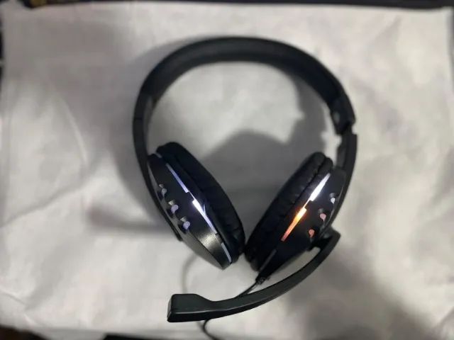 Headset Gamer com Microfone e LED RGB - Foto 5