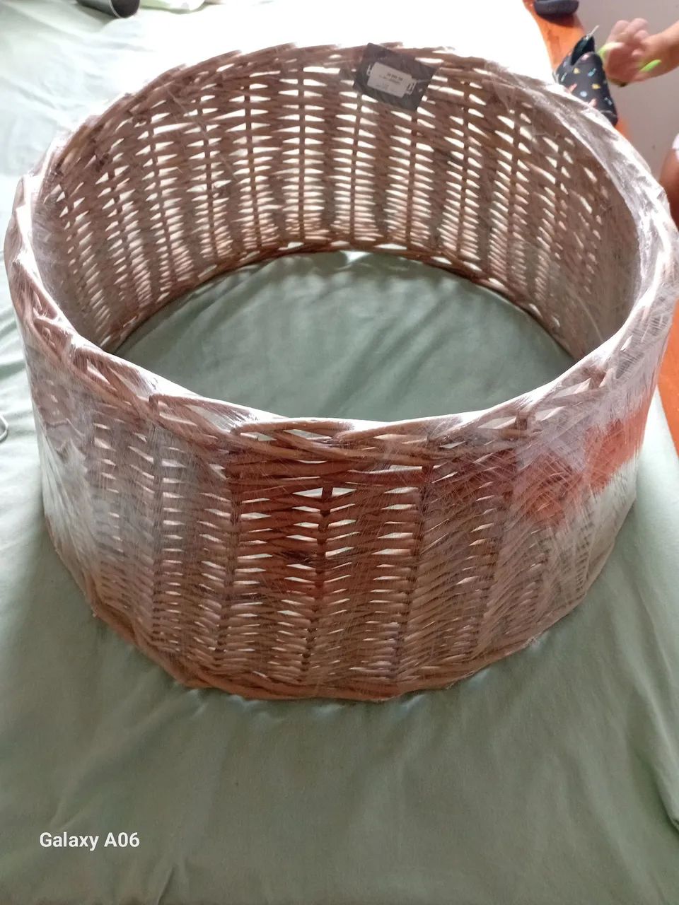 Saia e laço para decoração do natal