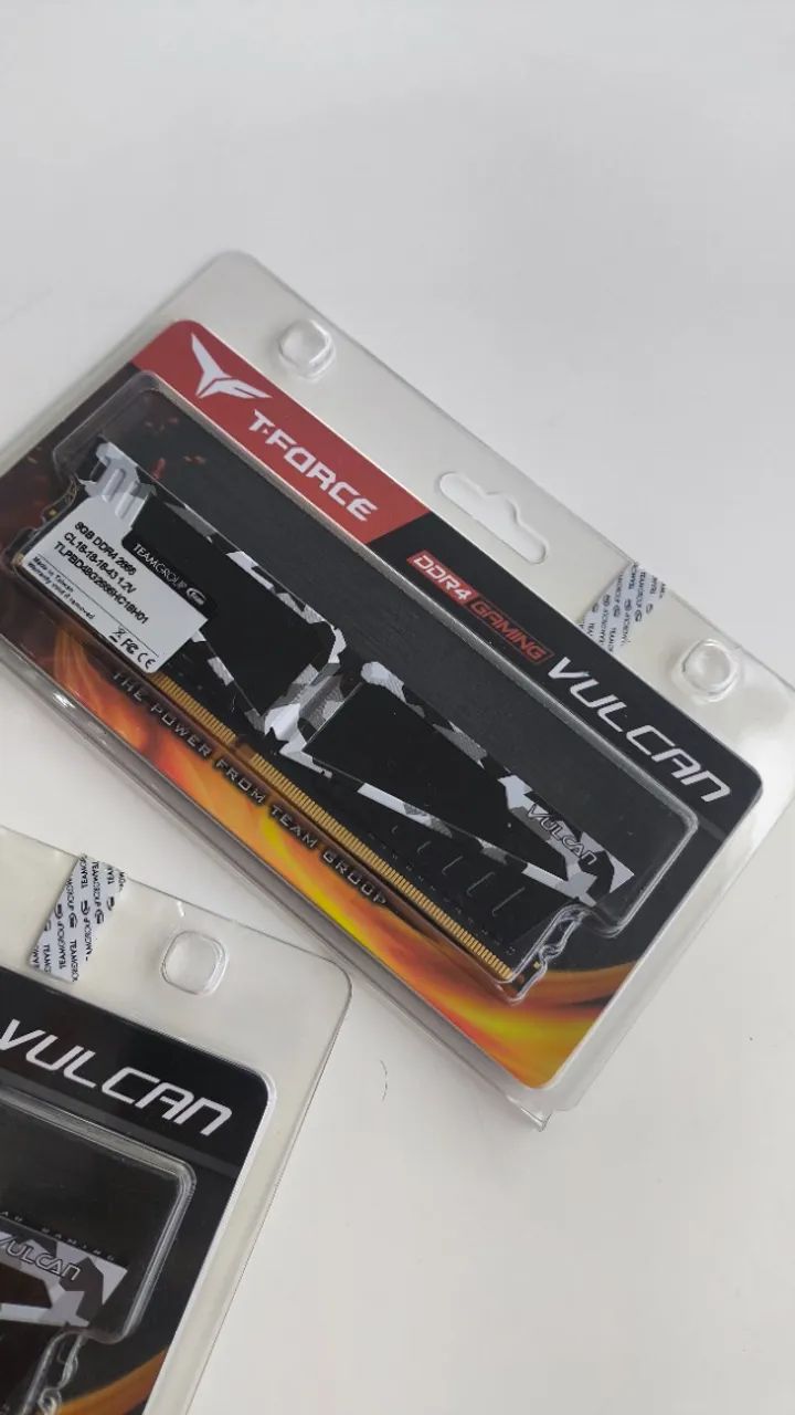 Memória RAM DDR4 16GB (2x8GB) 2666MHz T-Force Vulcan Gaming  - Foto 3
