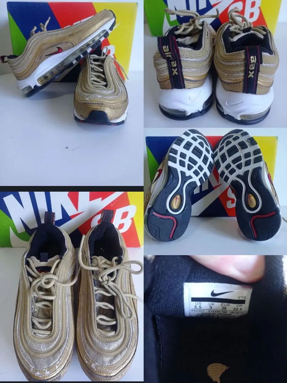 Lote de tênis infantil Nike e Puma - Foto 4