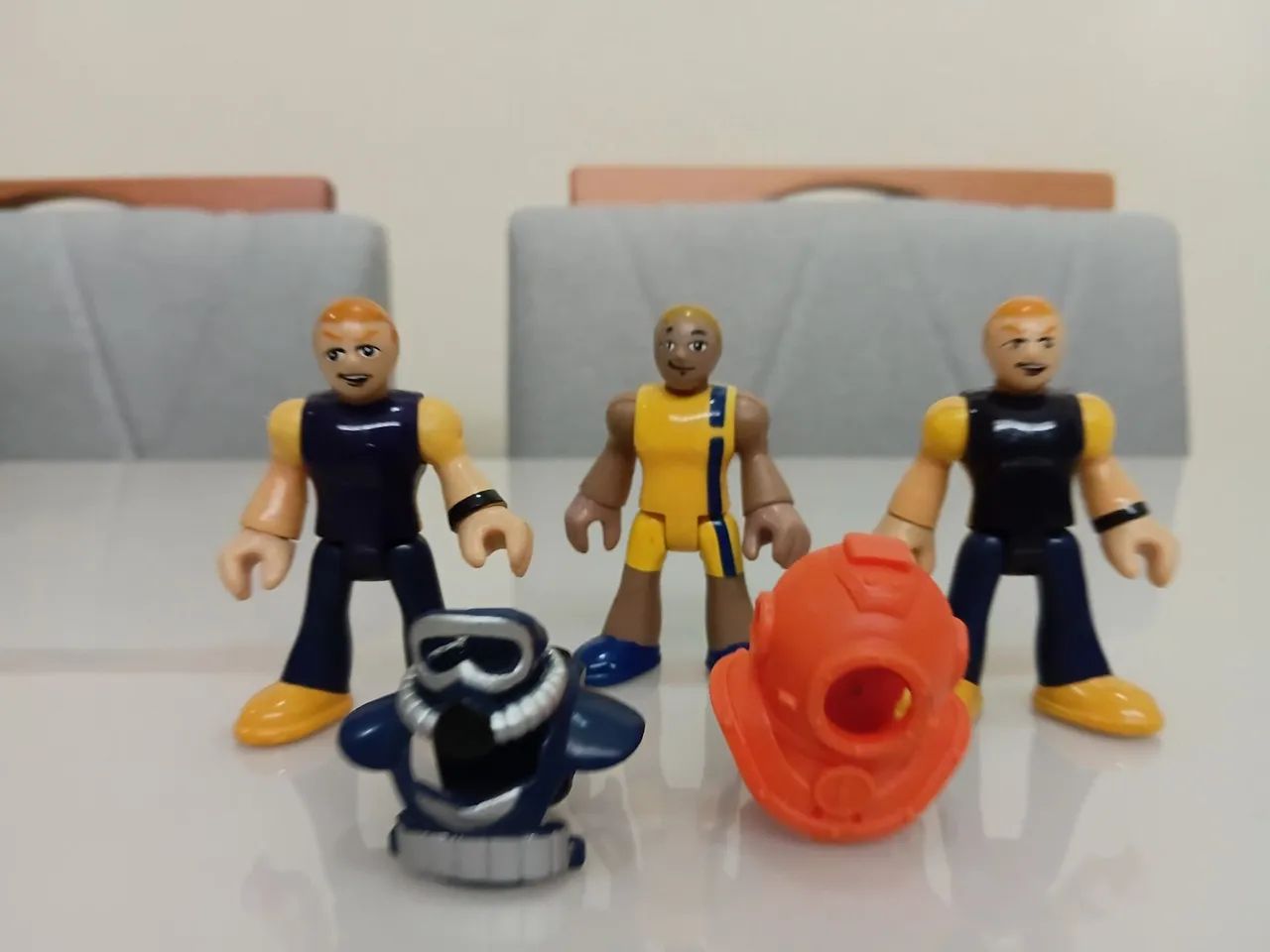 Lote de bonecos mergulhadores imaginext  - Foto 3