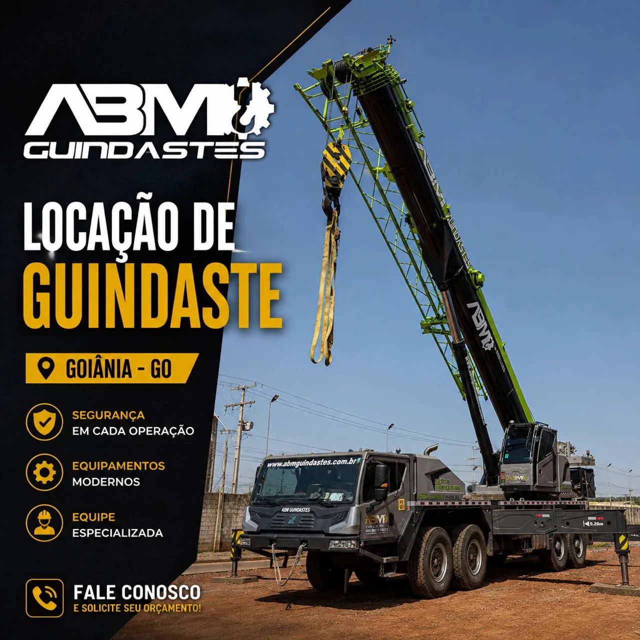 Aluguel / Locação de Guindaste em Goiânia e Região 