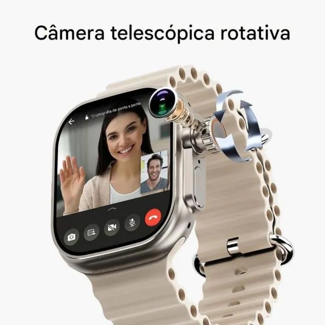  Achadinho Shopee Smartwatch Ultra 3 AI 4G LTE Últimas Unidades - Foto 4