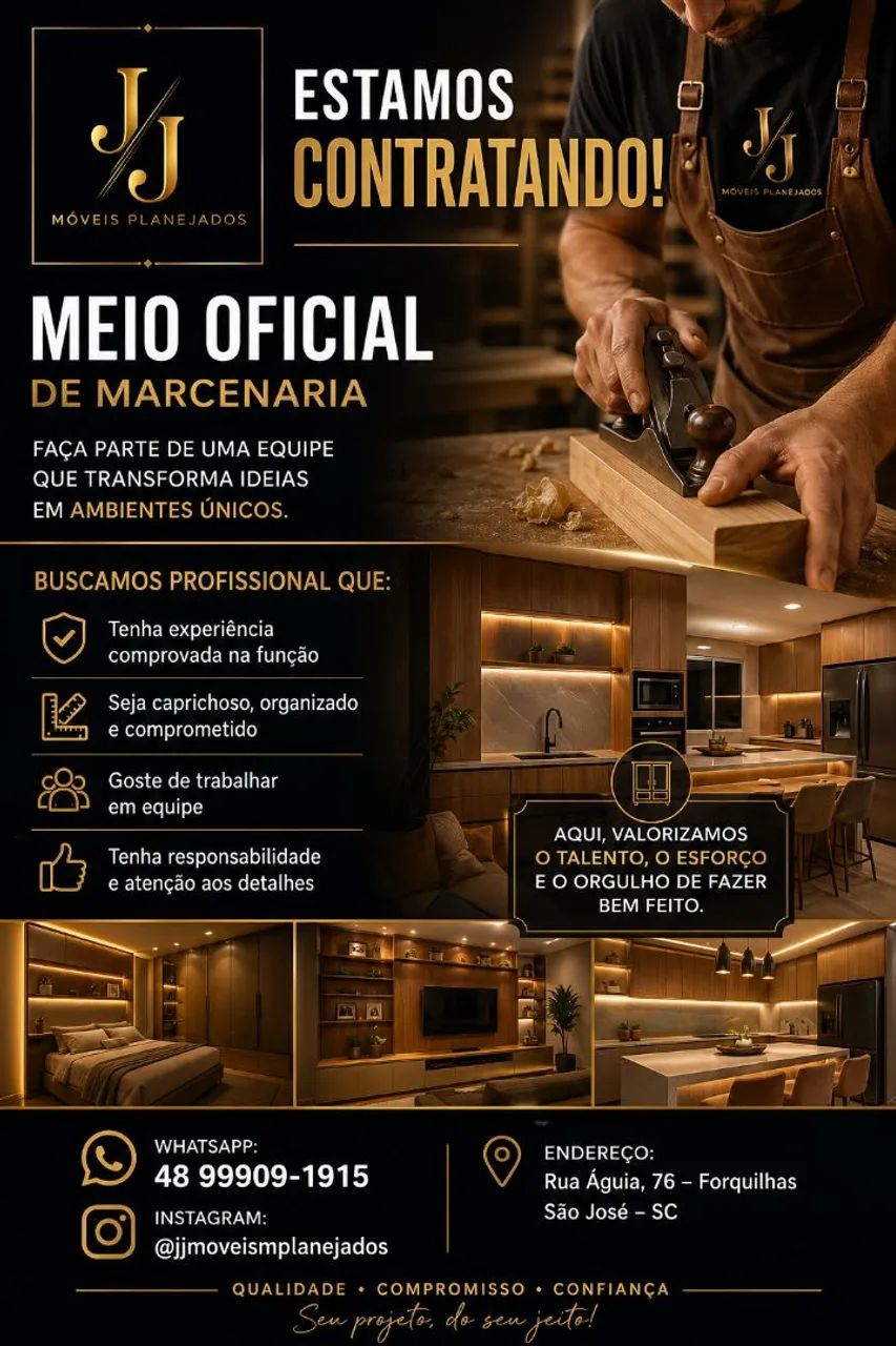 MEIO OFICIAL DE MARCENEIRO 