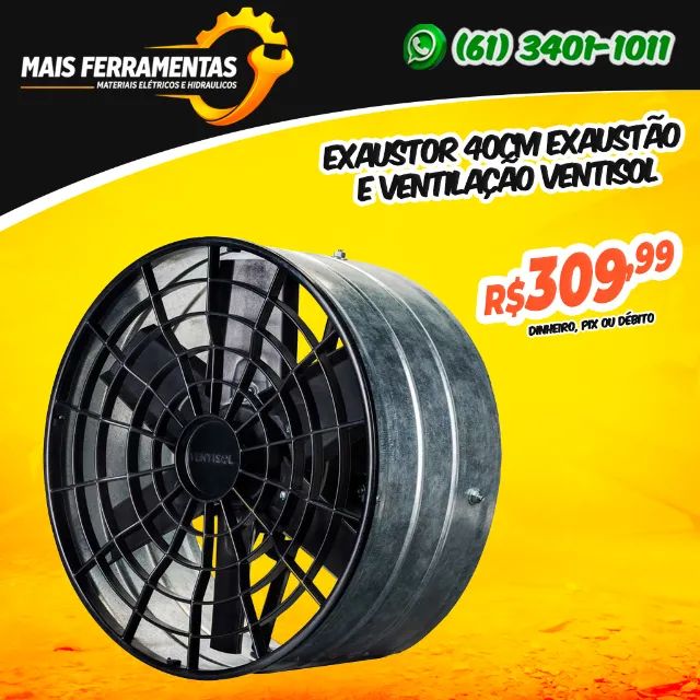 Exaustor 40Cm Exaustão e Ventilação Ventisol