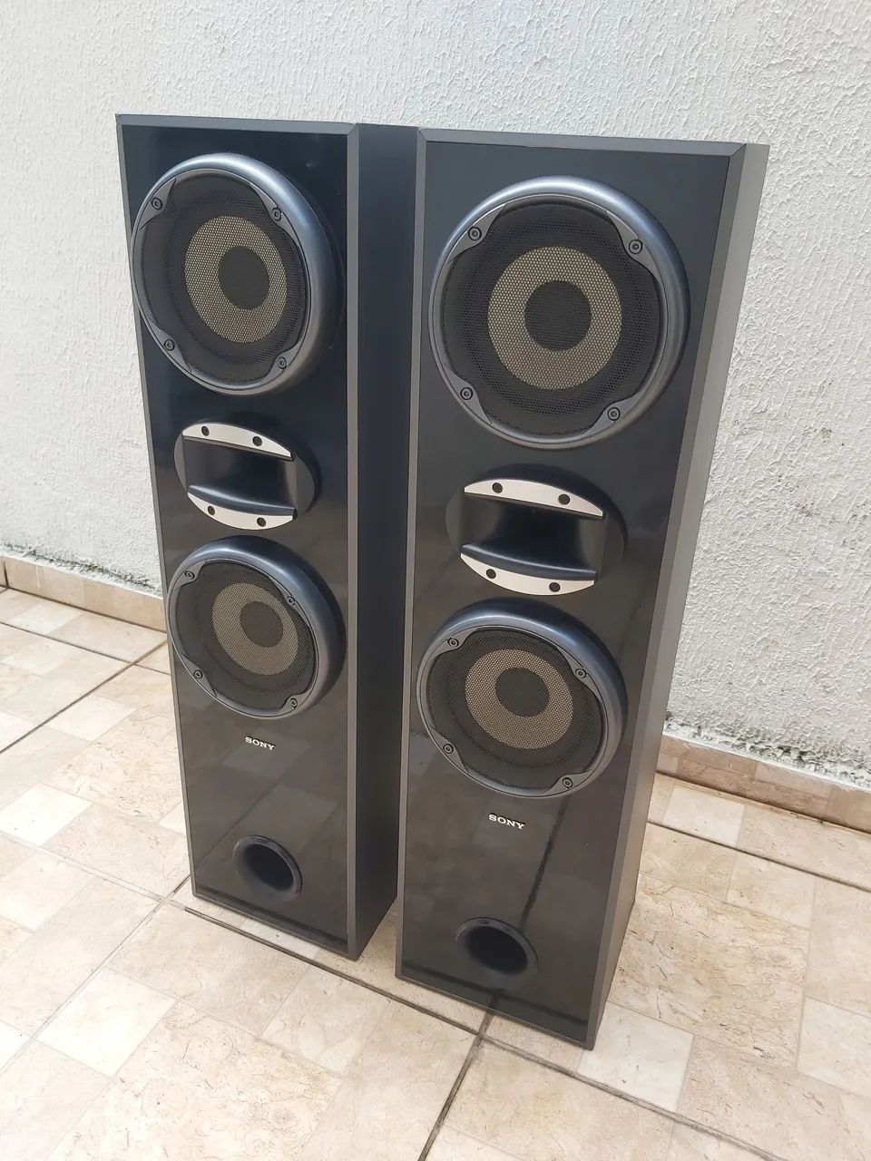 Caixas torre sony muteki  - Foto 2