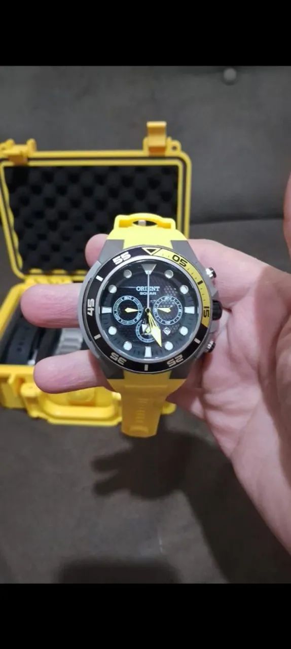 Relogio orient seatech titanium (titânio)  - Foto 2