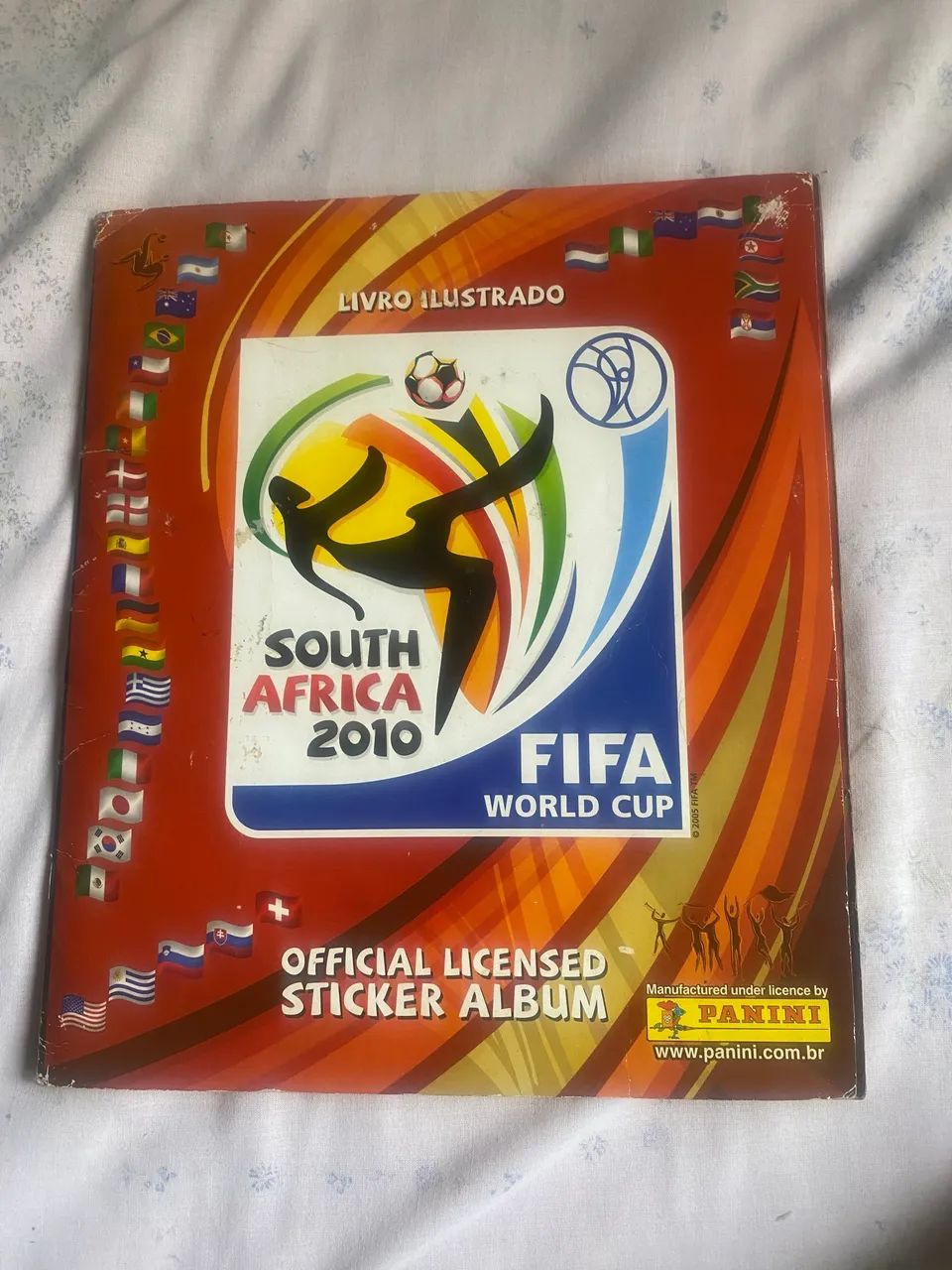 Álbum copa 2010 completo com figurinhas da VISA