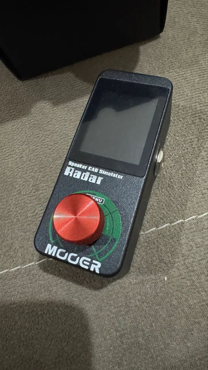 Pedal Mooer Radar, Drive, Simulação, Distortion, Distorção, Crunch
