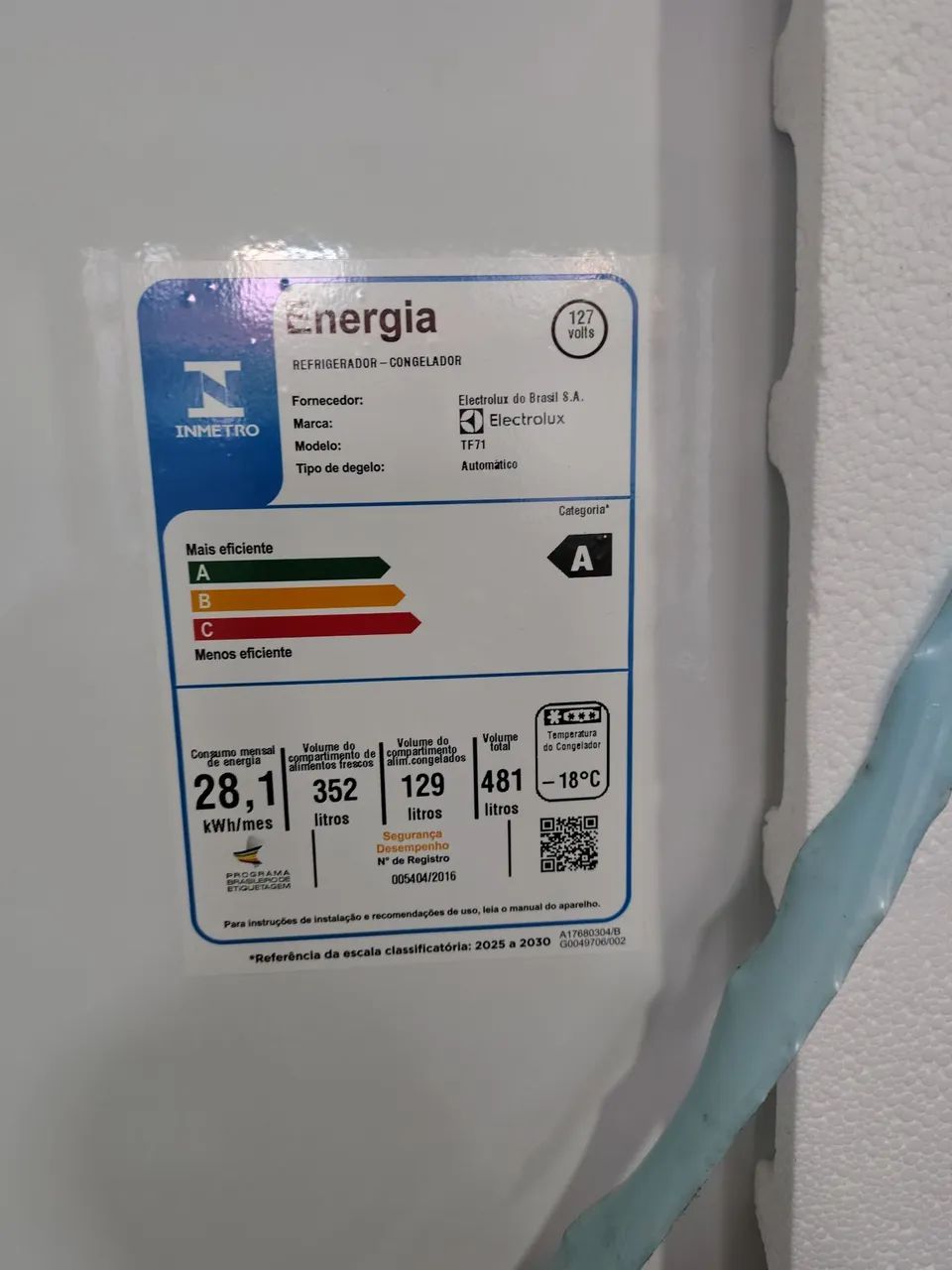 Geladeira Eletrolux autosense 481 litros  - Foto 2