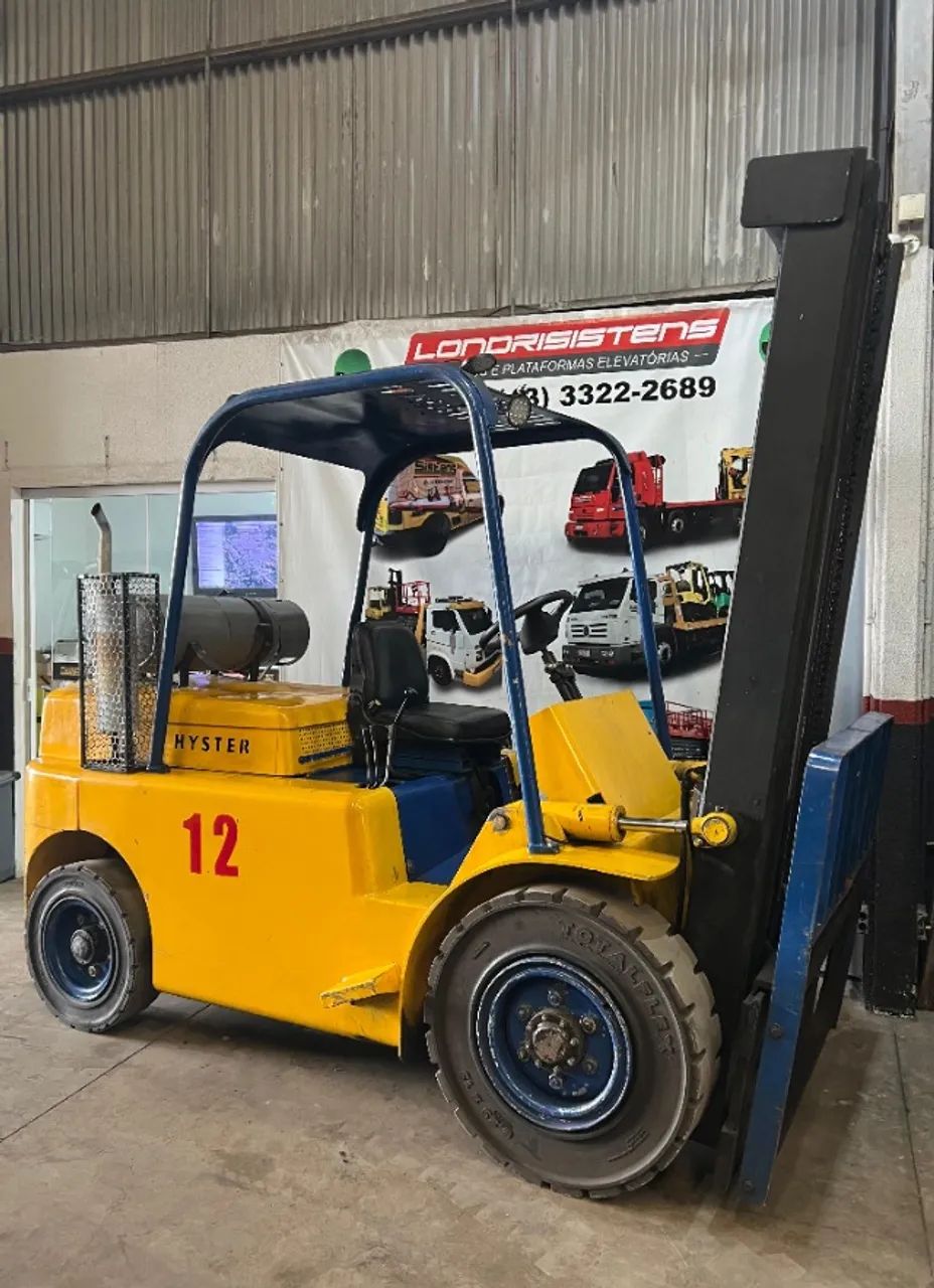 Empilhadeiras Hyster 80J GLP - Prontas para Trabalhar - Foto 3