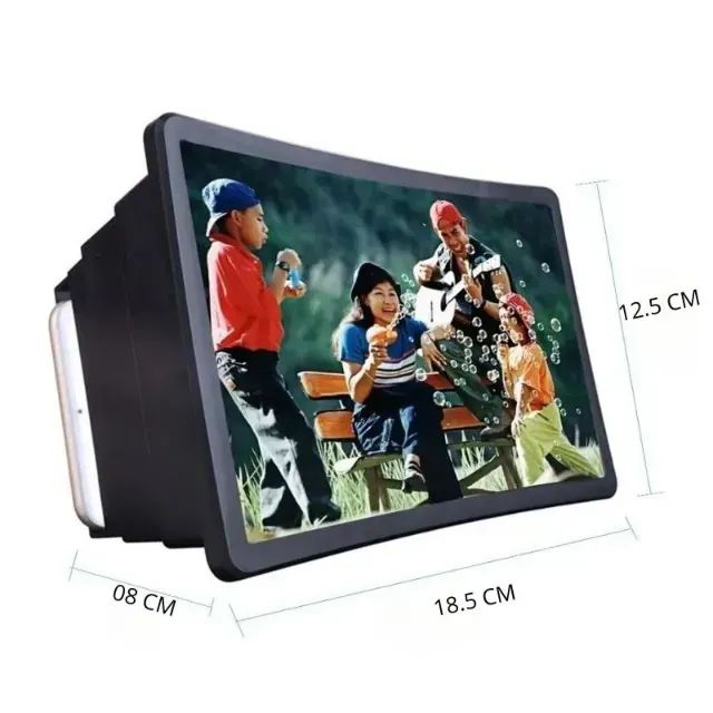 Amplificador De Imagem Tela Do Celular Lupa 3D 8 Polegadas - Foto 3