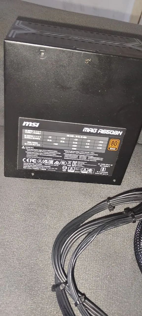 Fonte MSI 650w Bronze