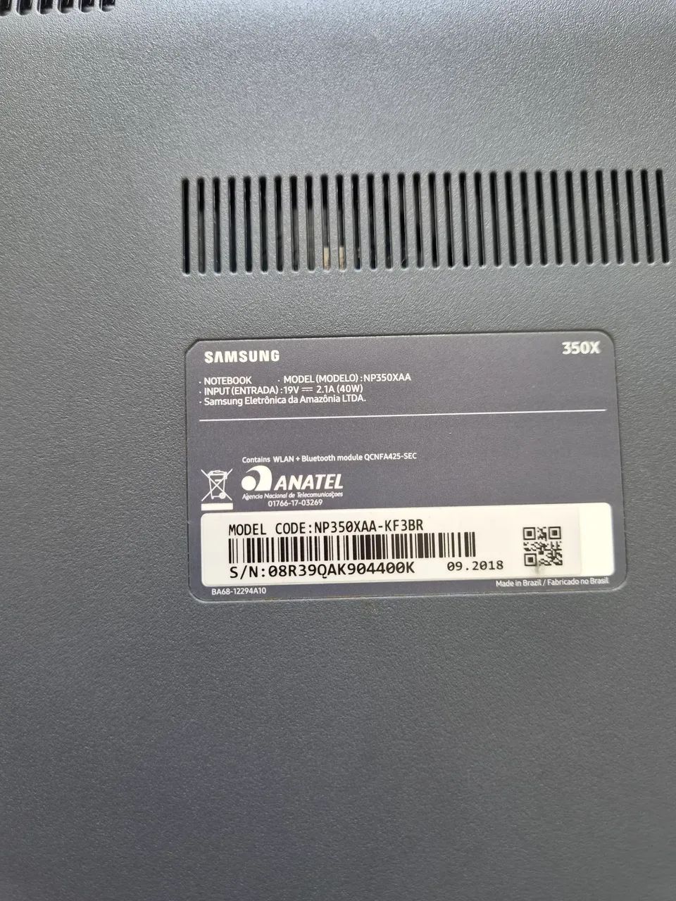 Notebook Samsung Essentials E30