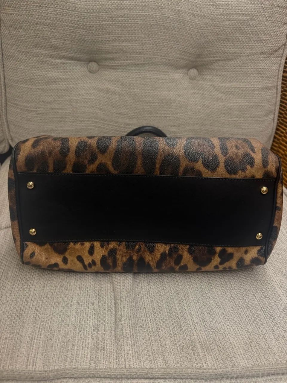 Bolsa Dolce & Gabanna Sicily Leopard  - Foto 5