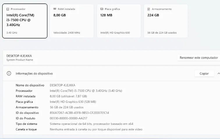 Computador Intel Core I5 7500 8GB DDR4 SSD 240GB - Foto 3