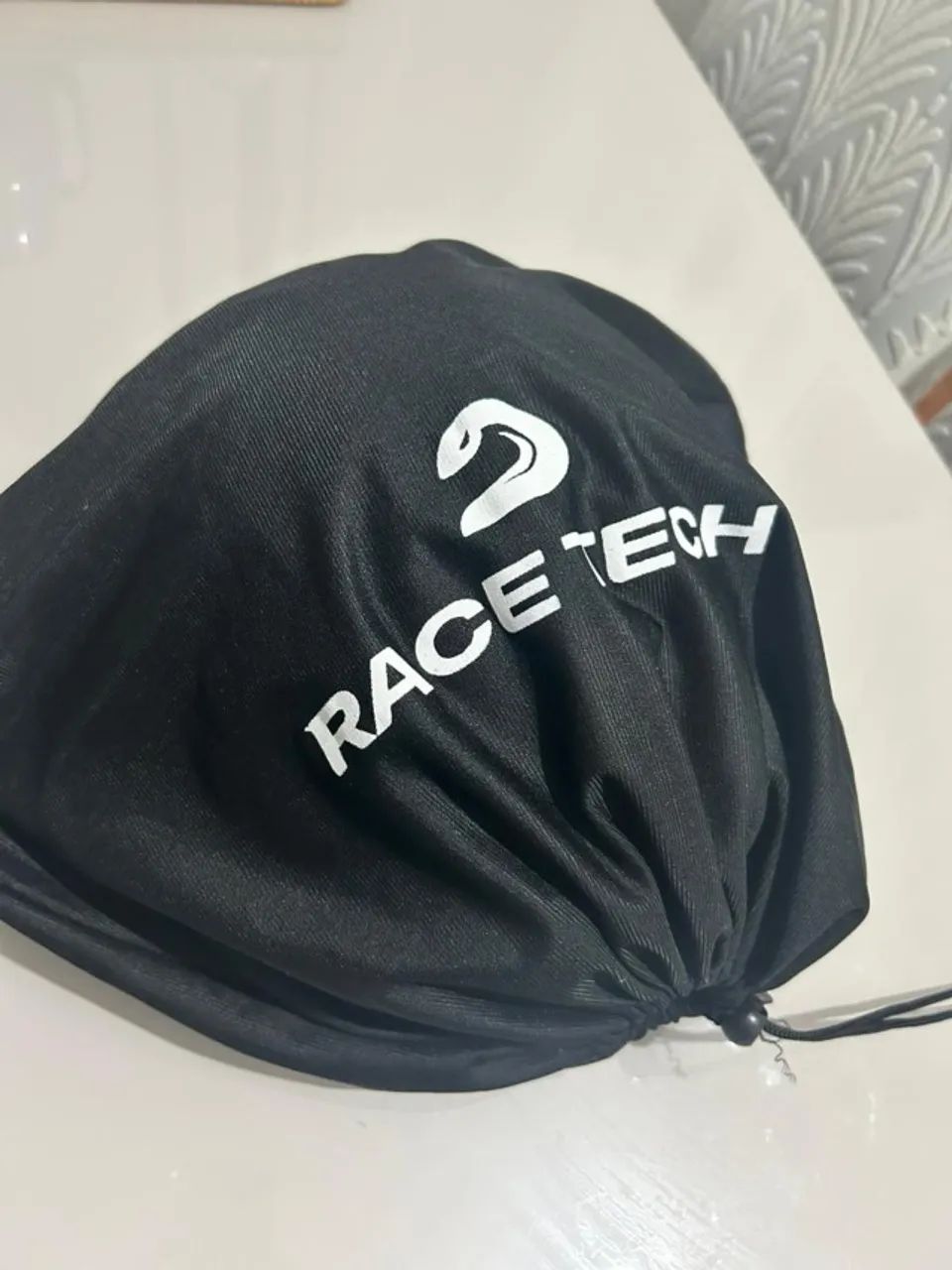 Capacete Kraft Plus Vintage Historic 66 Preto Fosco e Laranja - Novo - Foto 5