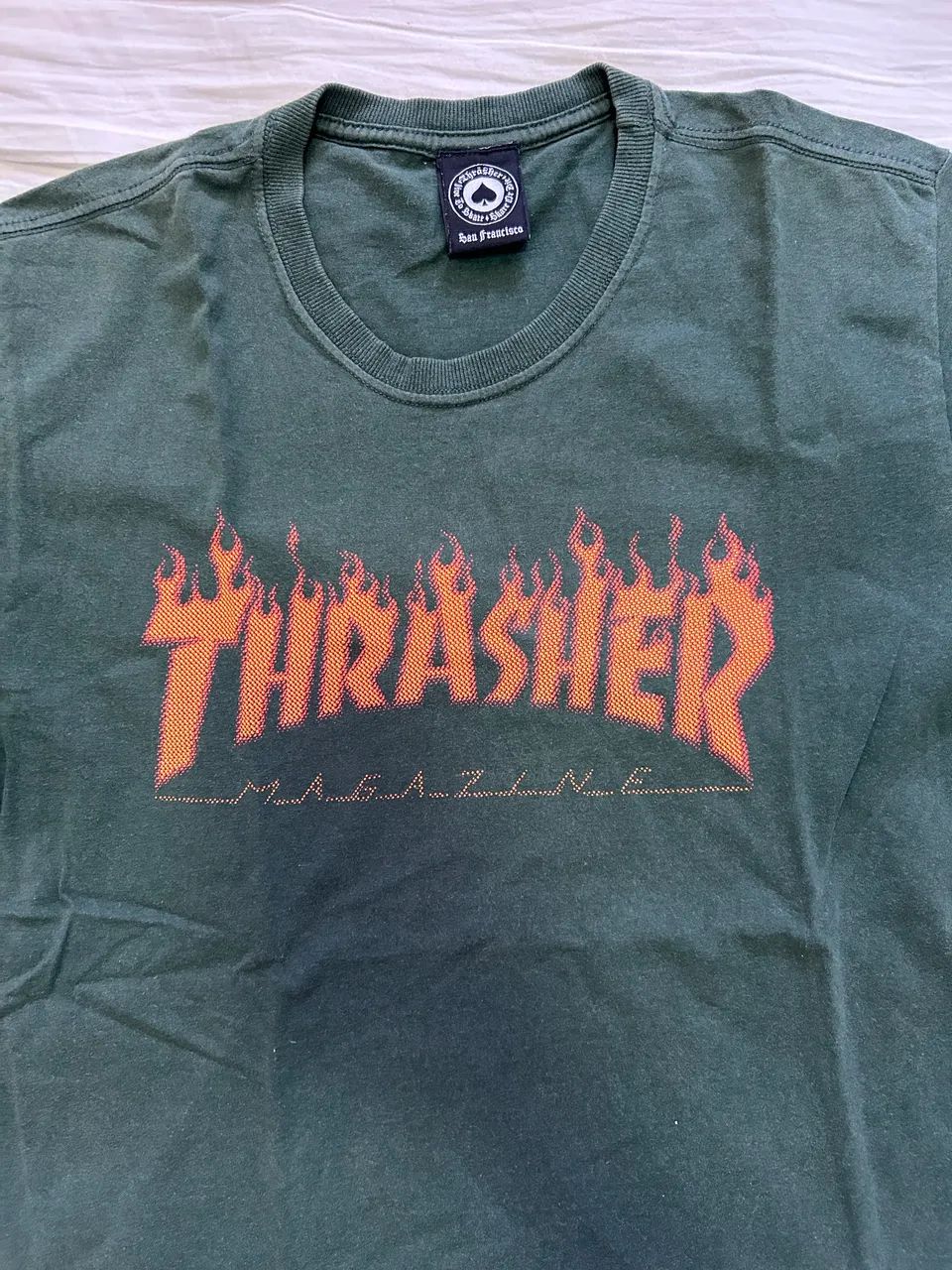 Camiseta Thrasher Verde  - Foto 2