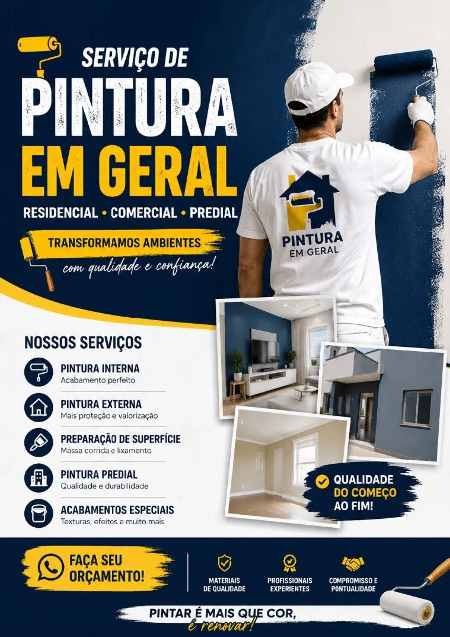 Pinturas em geral 