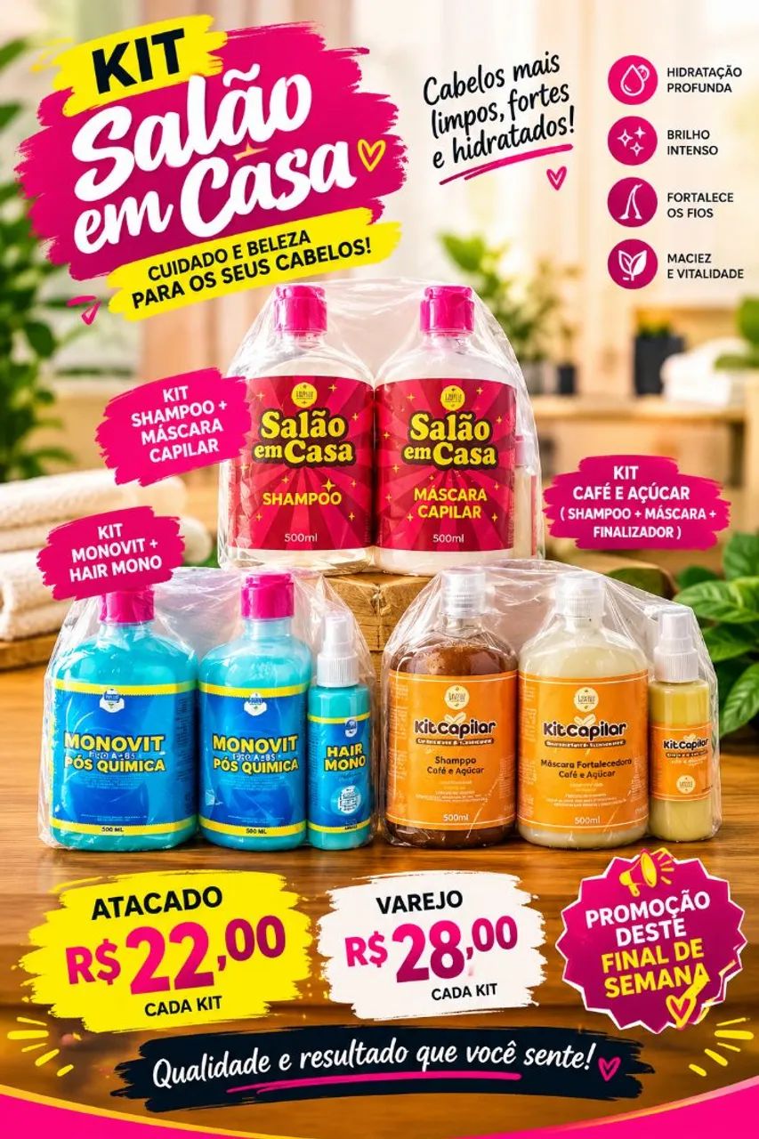 Kits para cabelos  - Foto 2