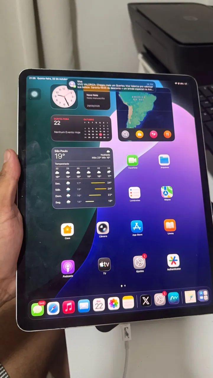 iPad Pro (3rd Gen) - 12,9 Polegadas + Apple Pencil - Foto 3