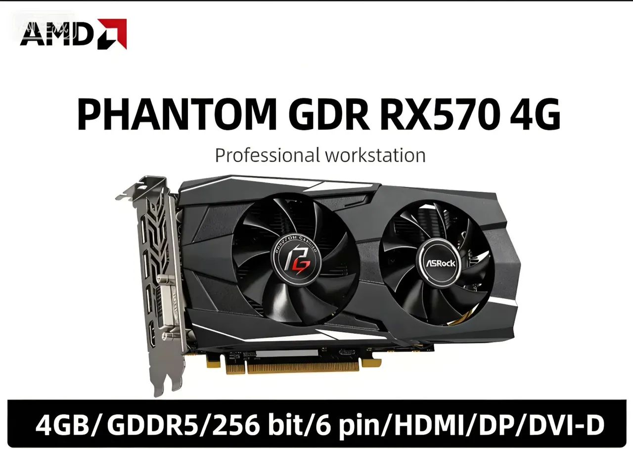 PLACA DE VIDEO RX570 4GB