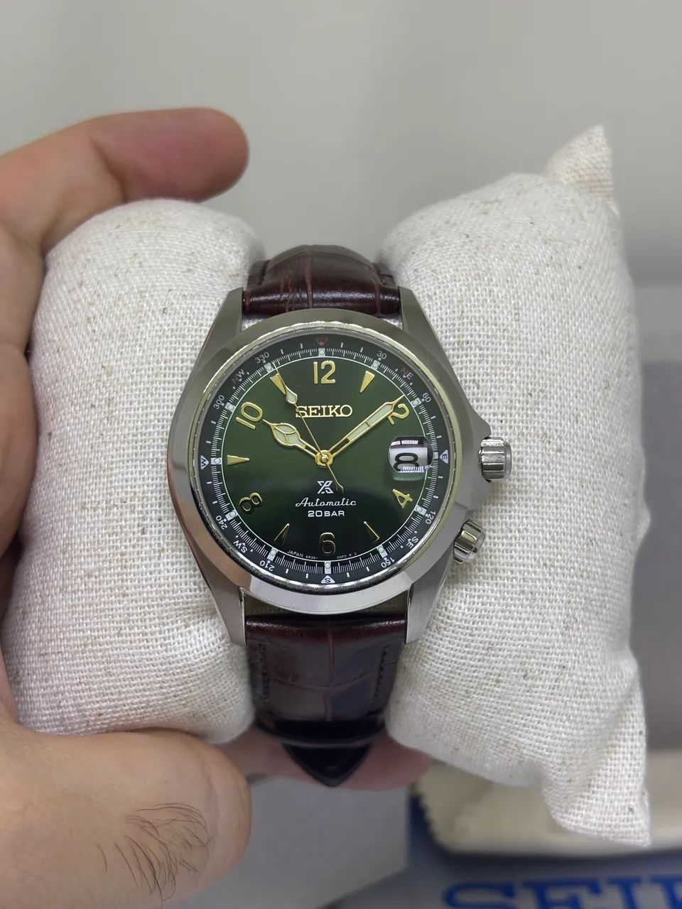 Seiko Prospex Alpinist Green Dial SRPB121 - Automático - Full Set