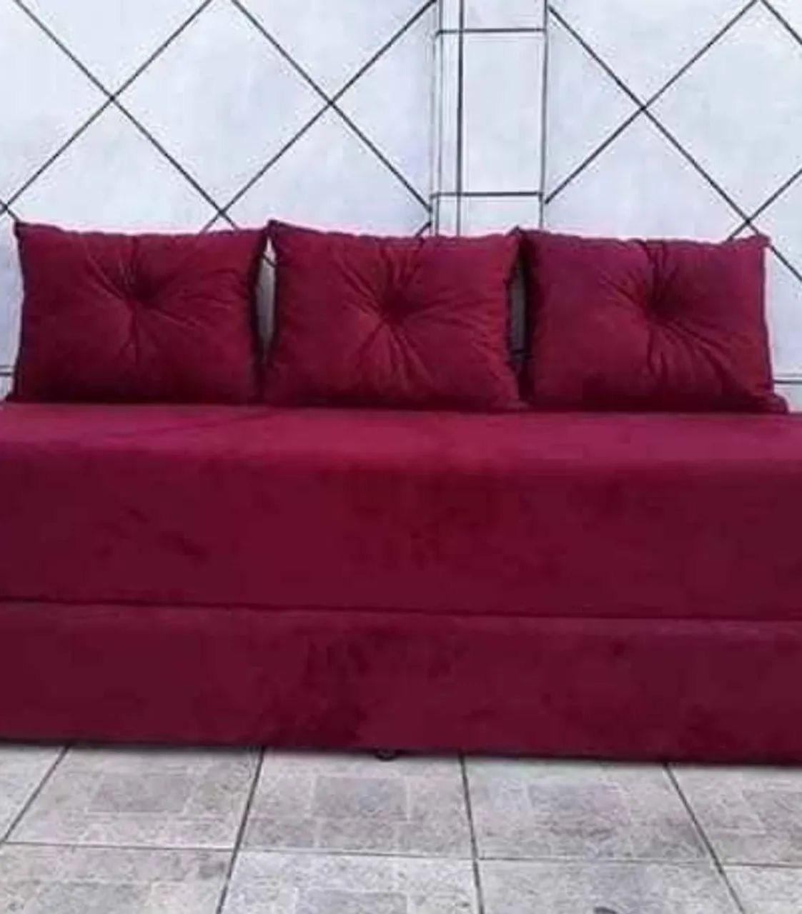 Sofa cama 3 almofadas da fábrica 